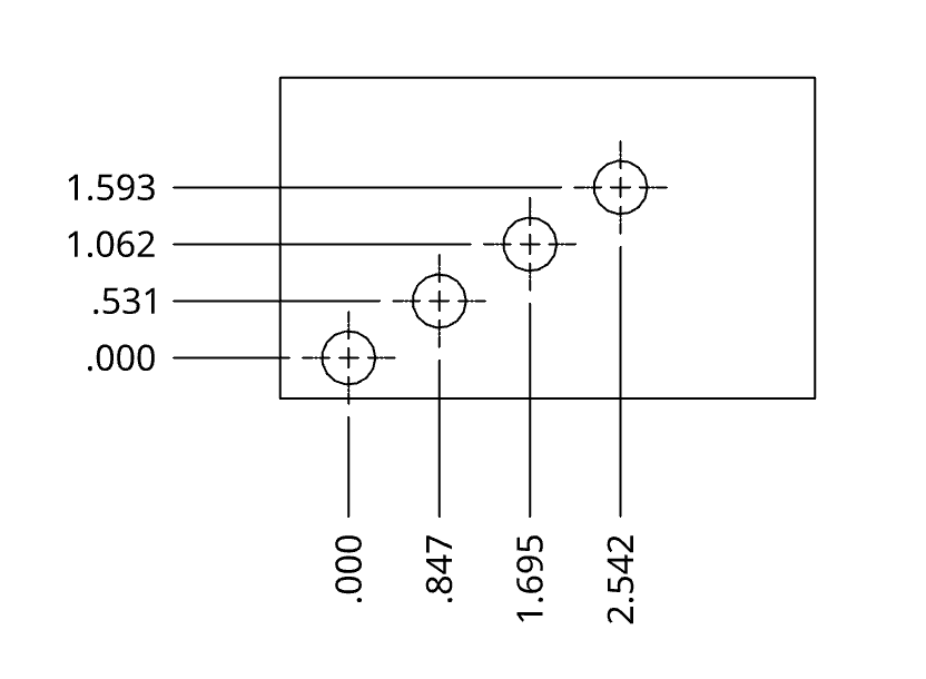 ordinate dimension examples