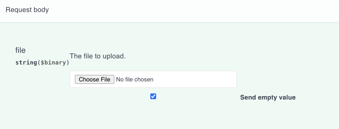 file has been removed from request body field